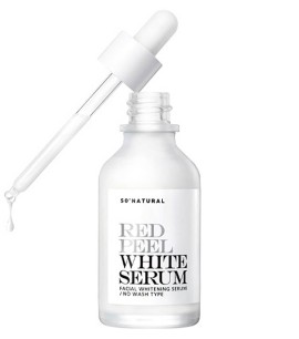 Заказать онлайн So Natural Осветляющая сыворотка с блюр-эффектом Red Peel White Serum в KoreaSecret