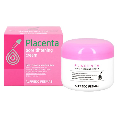 Заказать онлайн Alfredo Крем для сужения пор с плацентой Placenta Pore Tightening Cream в KoreaSecret
