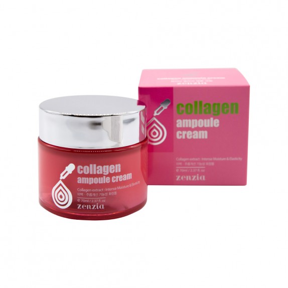 Заказать онлайн Zenzia Крем с коллагеном Collagen Ampoule Cream в KoreaSecret