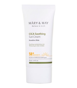 MM Успокаивающий солнцезащитный крем с центеллой CICA Soothing Sun Cream SPF 50+ PA++++