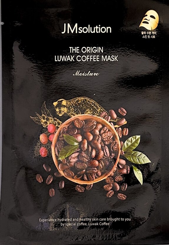 Заказать онлайн JMsolution Маска-салфетка с экстрактом кофе Luwak Coffee Mask в KoreaSecret