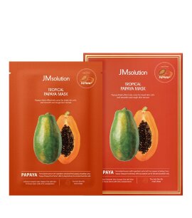 Заказать онлайн JMsolution Маска-салфетка с экстрактом папайи Tropical Papaya Mask в KoreaSecret