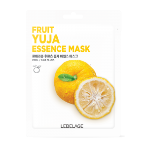 Заказать онлайн Lebelage Маска-салфетка с экстрактом юдзу Fruit Yuja Essence Mask в KoreaSecret