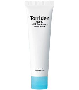 Заказать онлайн Torriden Увлажняющий минеральный солнцезащитный крем Dive In Low Mild Sun Cream SPF50+ PA++++ в KoreaSecret