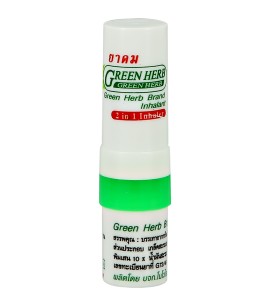 Заказать онлайн Green Herb Ингалятор с эфирными маслами 2 в 1 Brand Inhalant в KoreaSecret