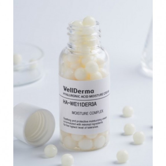 Заказать онлайн WellDerma Капсулированный крем с гиалуроновой кислотой Hyaluronic Acid Moisture Cream в KoreaSecret