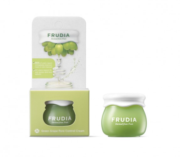 Заказать онлайн Frudia Матирующий крем с зеленым виноградом 10гр Green Grape Pore Control Cream в KoreaSecret
