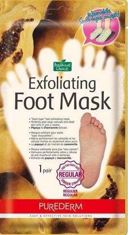 Заказать онлайн Purederm Пилинг для ног от 27см Botanical Choice Exfoliating Foot Mask в KoreaSecret