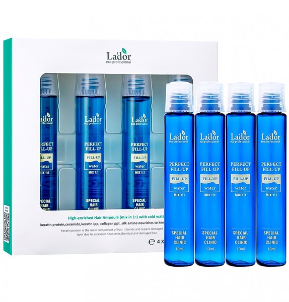 Заказать онлайн Lador Филлер для волос 13мл (синий) Perfect Hair Filler в KoreaSecret