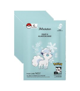 Заказать онлайн JMsolution Увлажняющая тканевая маска-салфетка с  алантоином Stamp In Allatonin Mask Pokemon в KoreaSecret