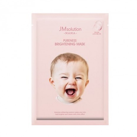 Заказать онлайн JMsolution Маска-салфетка выравнивающая тон гипоаллергенная Mama Pureness Brightening Mask в KoreaSecret