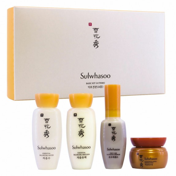 Заказать онлайн Sulwhasoo Набор миниатюр Sulwhasoo Basic Kit (4 items) в KoreaSecret