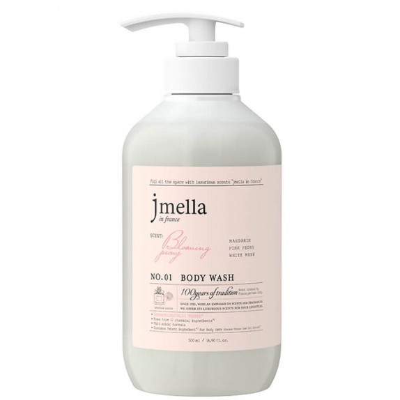 Заказать онлайн Jmella Парфюмированный гель для душа Цветущий пион In France Blooming Peony Body Wash в KoreaSecret