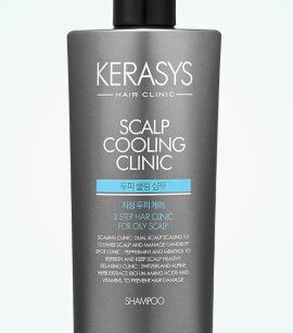 Kerasys Освежающий шампунь от перхоти для жирной кожи головы 600мл Scalp Freshcool Clinic