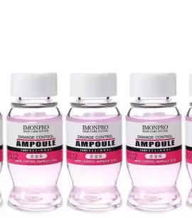 Заказать онлайн Imonpro Комплект 5шт Ампула для поврежденных волос (розовая) Damage Control Ampoule Professional hair ampoule в KoreaSecret