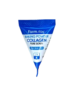 Заказать онлайн Farmstay Скраб с коллагеном и содой для очищения пор (треугольник) Baking Powder Collagen Pore Scrub в KoreaSecret