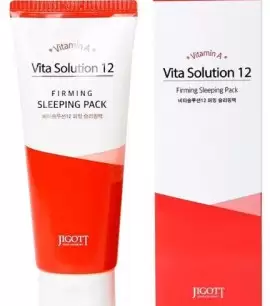 Заказать онлайн Jigott Ночная укрепляющая маска Vita Solution 12 Firming Sleeping Pack в KoreaSecret