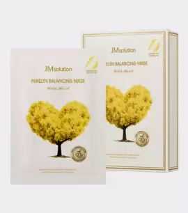 Заказать онлайн JMsolution Маска-салфетка балансирующая Желтая Purelyn Balancing Mask Yellow в KoreaSecret