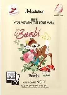 Заказать онлайн JMsolution Мультивитаминная маска-салфетка с облепихой Disney collection selfie vital vitamin tree fruit mask в KoreaSecret