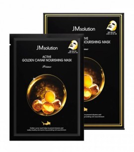 Заказать онлайн JMsolution Питательная маска-салфетка с экстрактом икры и золотом Active Golden Caviar Nourishing Ma в KoreaSecret