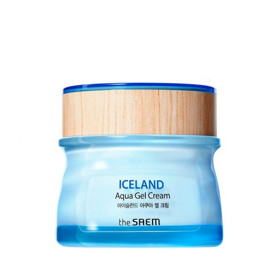 Заказать онлайн The Saem Увлажняющий гель-крем с минеральной ледниковой водой Iceland Aqua Gel Cream в KoreaSecret