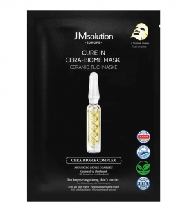 Заказать онлайн JMsolution Восстанавливающая тканевая маска-салфетка с керамидами JMsolution Europe Cure In Cera-Biome Mask в KoreaSecret