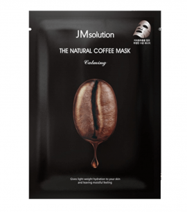 Заказать онлайн JMsolution Успокаивающая тканевая маска-салфетка с экстрактом кофе The Natural Coffee Mask Calming в KoreaSecret