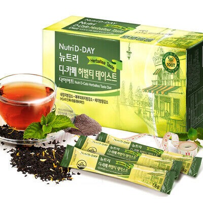 Заказать онлайн Nutri D-Day Комплект 90 стиков Чай для похудения Экстракт гарцинии камбоджийской стик 90*1,5гр D-Cafe Herbaltea Taste Diet в KoreaSecret