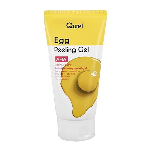 Заказать онлайн Quret Пилинг яичный для лица с AHA кислотой Egg Peeling Gel в KoreaSecret