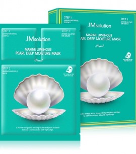 Заказать онлайн JMsolution Трехступенчатая увлажняющая маска с жемчугом Marine Luminous Pearl Deep Moisture Mask в KoreaSecret