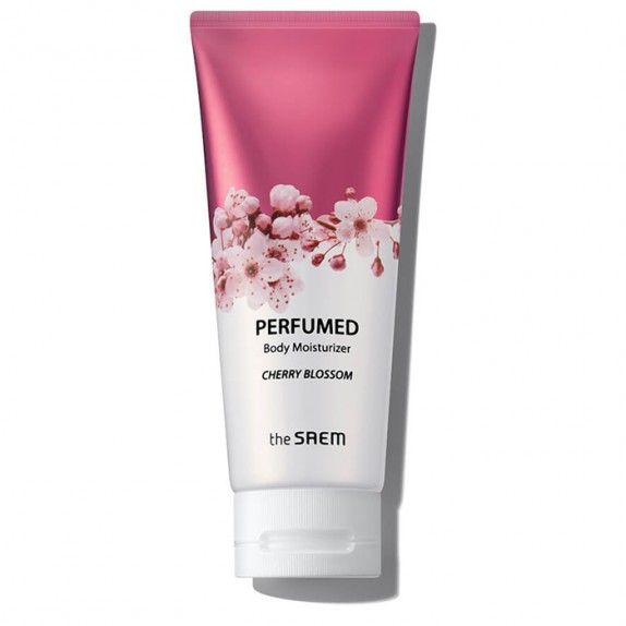 Заказать онлайн The Saem Парфюмированный крем для тела с вишней Perfumed Body Moisturizer Cherry Blossom в KoreaSecret