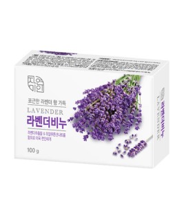 Заказать онлайн Mukunghwa Косметическое мыло с экстрактом лаванды Lavender Beauty Soap в KoreaSecret