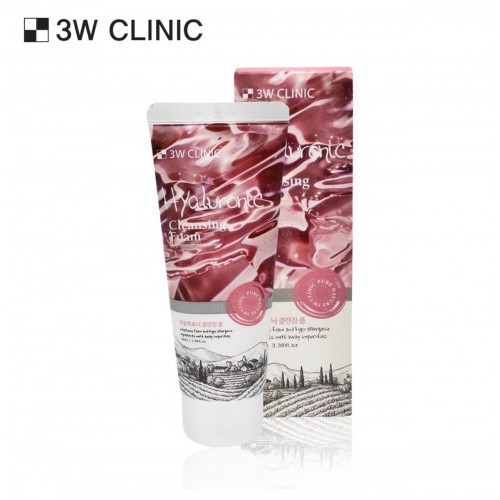 Заказать онлайн 3W Clinic Пенка для умывания с гиалуроновой кислотой Hyaluronic Cleansing Foam в KoreaSecret