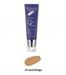 Заказать онлайн Deoproce СС крем для любого типа кожи 23 песочный беж  Violet CC Cream в KoreaSecret