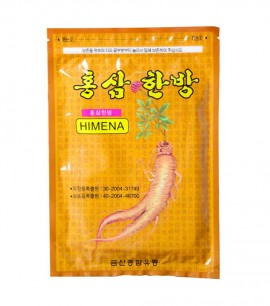 Заказать онлайн Himena Пластырь от боли с женьшенем  Himena ginseng pad в KoreaSecret