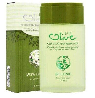 Заказать онлайн 3W Clinic Мужской увлажняющий тоник для лица с Оливой Olive For Man Fresh Skin в KoreaSecret