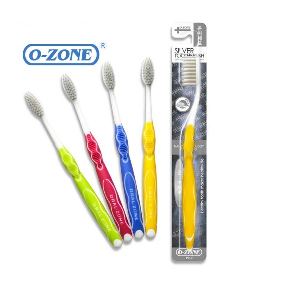 Заказать онлайн Зубная щетка Ozone с ионами серебра Silver Toothbrush в KoreaSecret