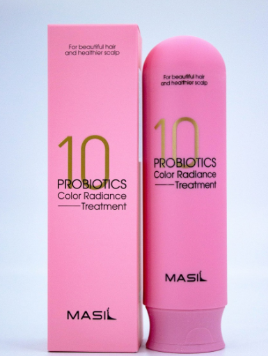 Заказать онлайн Masil Маска с пробиотиками для защиты цвета 300 мл Probiotics Color Radiance Treatment в KoreaSecret