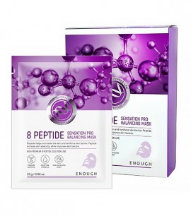 Заказать онлайн Enough Маска против морщин с пептидами Premium 8 Peptide Sensation Pro Balancing Mask в KoreaSecret