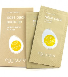 Заказать онлайн TM Очищающие полоски для носа EGG PORE nose pack package в KoreaSecret