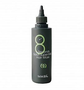 Заказать онлайн Masil Мягкая восстанавливающая маска для волос (100мл) 8 Seconds Salon Super Mild Hair Mask (Green) в KoreaSecret