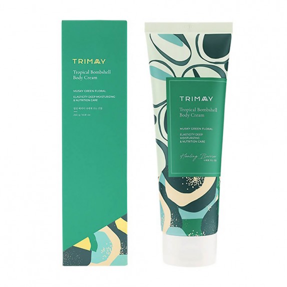 Заказать онлайн Trimay Парфюмированный питательный крем для тела с тропическим ароматом Healing Barrier Tropical Bombshell Body Cream в KoreaSecret