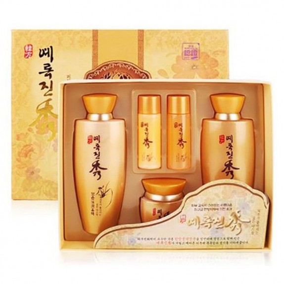 Заказать онлайн Jigott Подарочный набор с восточными травами Yerokjinsu Hanbang 3Set в KoreaSecret