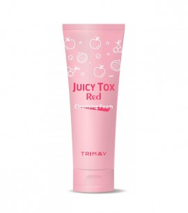 Заказать онлайн Trimay Очищающая пенка на основе красного комплекса Juicy Tox Red Cleansing Foam в KoreaSecret