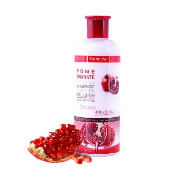 Заказать онлайн FarmStay Увлажняющая эмульсия с экстрактом граната Visible Differerce Moisture Emulsion Pomegranate в KoreaSecret
