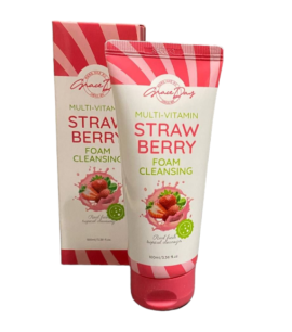 Заказать онлайн Grace Day Пенка для умывания с экстрактом клубники Real Multi-vitamin foam cleanser Strawberry в KoreaSecret