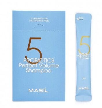 Заказать онлайн Masil Шампунь для объема волос с пробиотиками (пробник) 5 Probiotics Perfect Volume Shampoo в KoreaSecret
