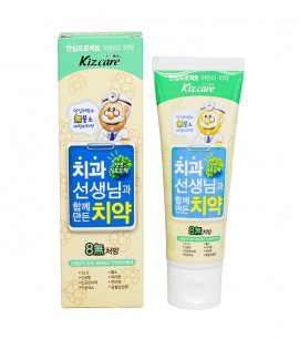 Заказать онлайн Mukunghwa Детская зубная паста со вкусом винограда 0+ Kizcare Kids Toothpaste в KoreaSecret