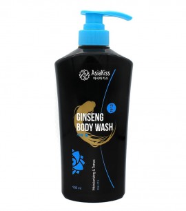 Заказать онлайн AsiaKiss Гель для душа с экстрактом женьшеня Ginseng body wash moisturizing & tonus в KoreaSecret