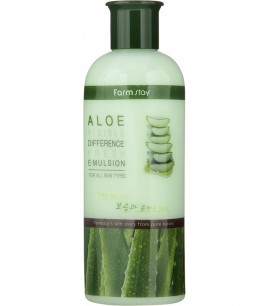 Farmstay Освежающая эмульсия с алоэ Visible Difference Fresh Emulsion Aloe